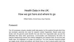 Health Data in the UK: How we got here and where to go